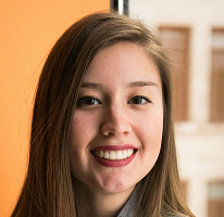 Victoria Lawson, chief financial officer and leader at a financial trading company, shown in a portrait